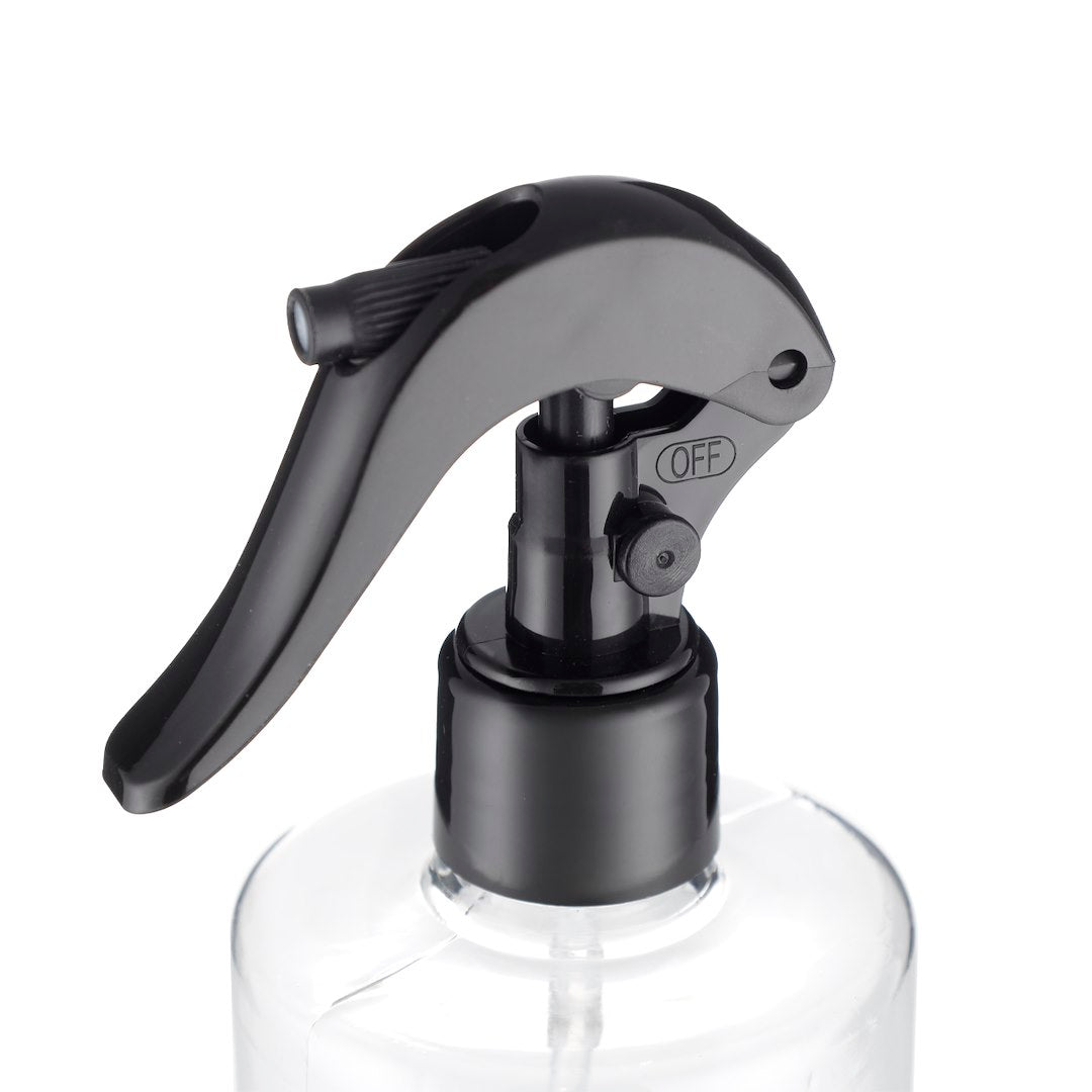 Prozorna pršilna plastenka 500 ml z ergonomskim ročajem