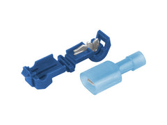 Modri T-tip hitri konektorji za vodnike 2,5–4,0 mm², 5 kosov