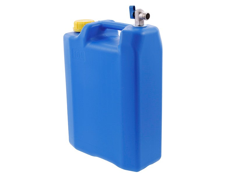 Kanister za vodo 10L s kovinskim zgornjim ventilom