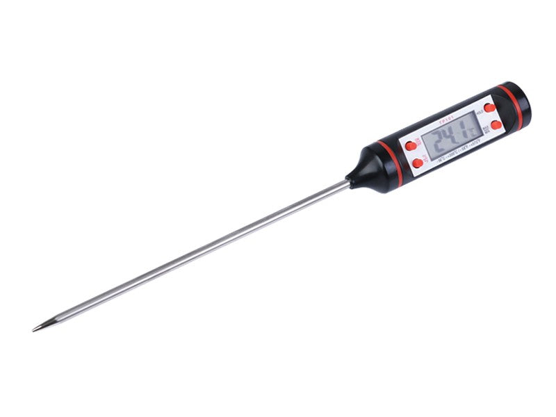 Vbodni termometer z LCD-zaslonom in 145 mm sondo