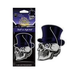 Flerfarvet Dia de los Muertos-luftfrisker til bil med Black Oud-duft
