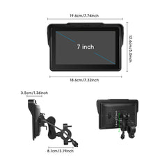 7” zaslon za motor s CarPlay, Android Auto, AirPlay in TPMS 