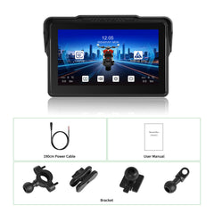 7” zaslon za motor s CarPlay, Android Auto, AirPlay in TPMS 