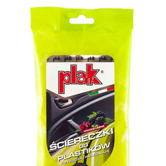 Pakke med 24 cockpitservietter til plast og vinyl