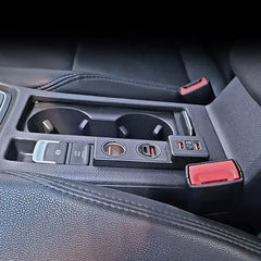 Volkswagen Golf 7 2012-2020 USB Oplader og 12V Splitter til Cigarettænder med QC3.0 Hurtigopladning