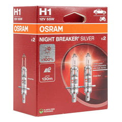 Osram H1 NIGHT BREAKER SILVER halogenpære 12 V 55 W