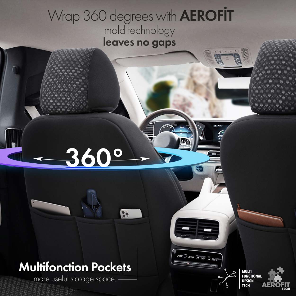 Sedežna prevleka OTOM Sport Plus 101 z vzorcem
