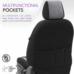 Gråsort universelt betræk til bilsæder fra OTOM