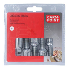 Carpoint varnostni kolesni vijaki M14x1,5x26 mm D-kroglični sedež 