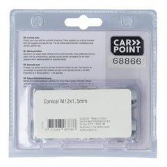 Carpoint varnostni zaklepni kolesni vijaki M12x1,5 F kroglični sedež 