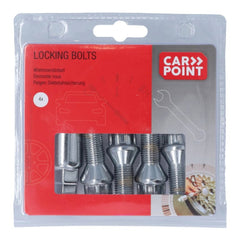 Carpoint varnostni kolesni vijaki M14x1,5x26mm G stožčasti 