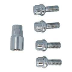 Carpoint varnostni kolesni vijaki M12x1,5x26mm C-kroglasti sedež 