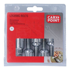 Carpoint varnostni kolesni vijaki M12x1,5x26mm C-kroglasti sedež 