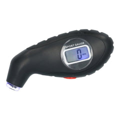 Carpoint Digital Dæktryksmåler med LCD-display, måler dæktryk i BAR, PSI, kPa, kg/cm².