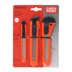 Carpoint komplet nožev, 3-delni 