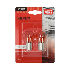 Carpoint Premium avtomobilske žarnice 12V PY21W 2 kosa 