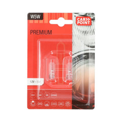 Carpoint Premium avtomobilske žarnice 12V W5W 2 kosa 