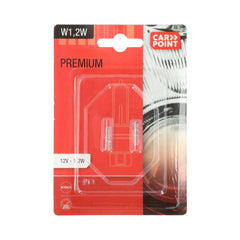 Carpoint. Premium avtomobilske žarnice 12V W1,2W, 2 kosa. 