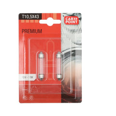 Carpoint Premium žarnici C10W za avto 12V, 2 kosa. 