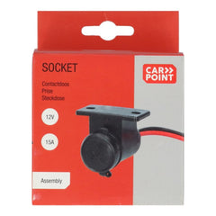 Carpoint 1-smerni vgradni vtič 1x12/24V 