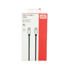 Carpoint USB-C v USB-C kabel, 1 meter 