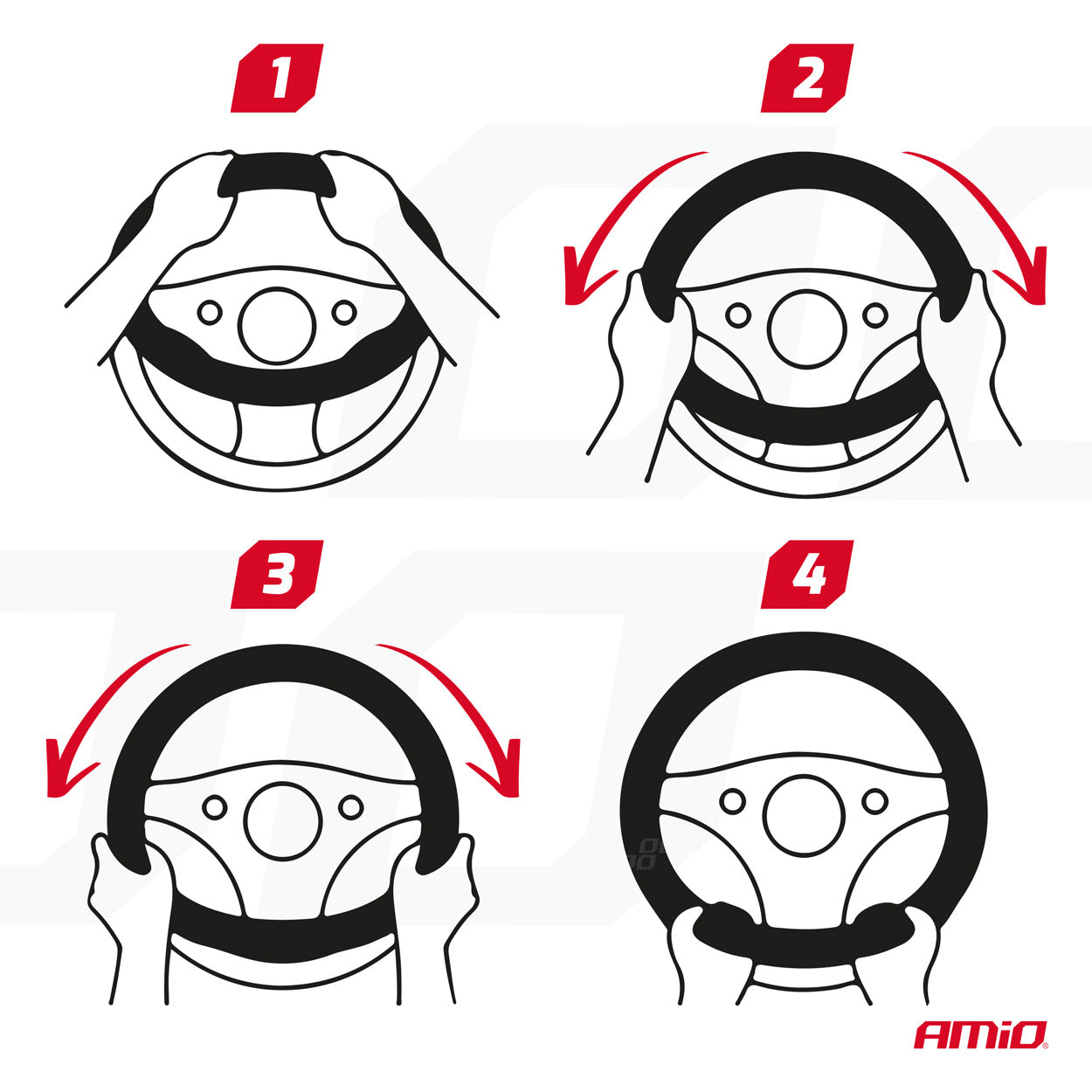 Montering af ratbetræk Leather Series