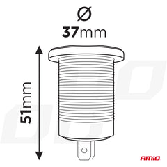 USB-polnilnik za vgradnjo v sistem 12–24 V