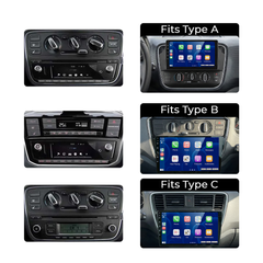 VW Up/Seat Mii/Škoda Citigo 17-23 - 9" radio z Apple CarPlay in Android Auto