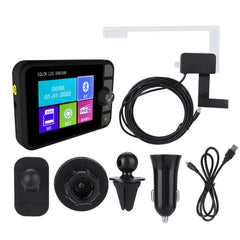 DAB+ adapter z 2,4-palčnim barvnim LCD-zaslonom, Bluetooth, FM oddajnikom in AUX – digitalni avtoradio za avto z dodatno opremo.