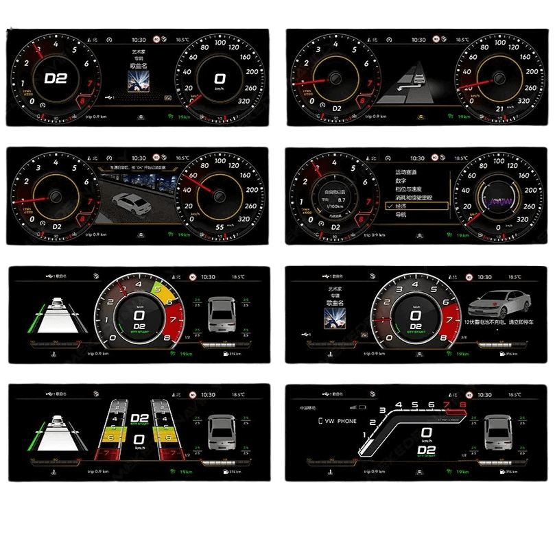 BMW serija 5/6 03-10 - 12,3" Digitalni merilnik hitrosti – Carmediaeurope.com