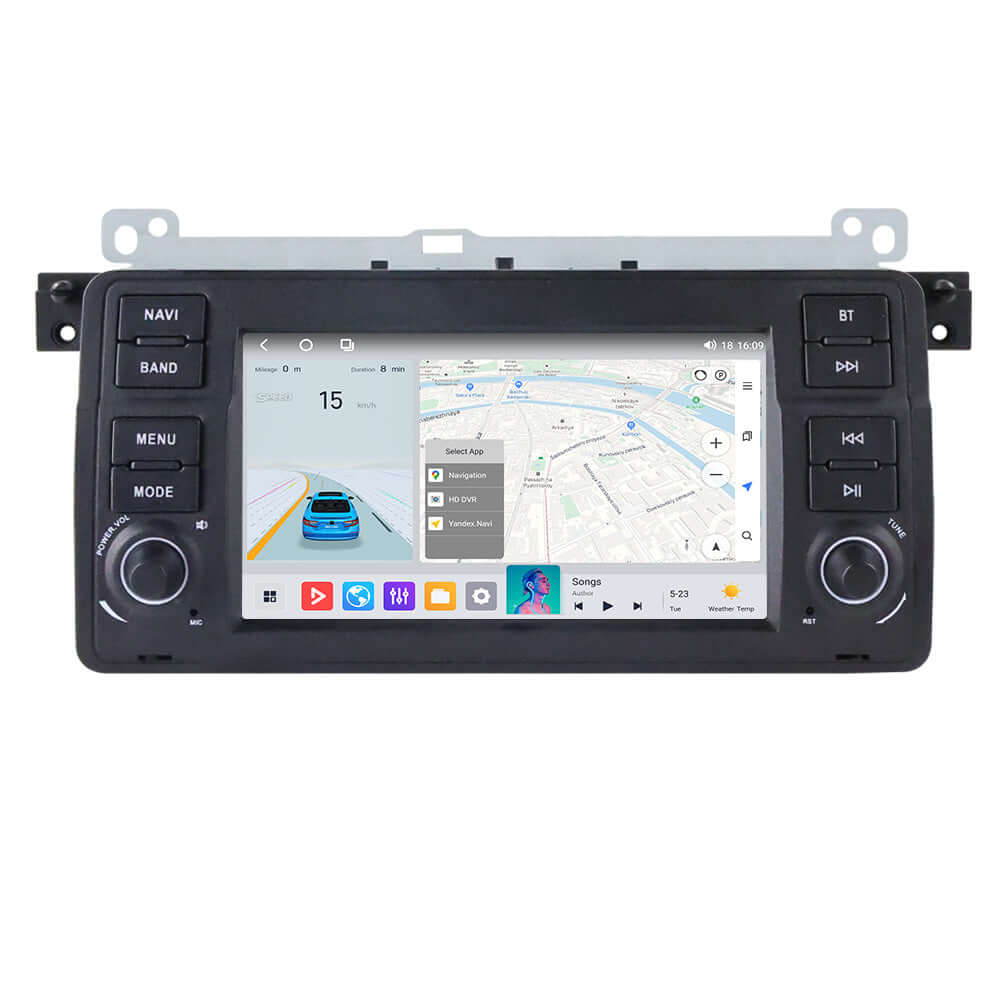 BMW E46 - 7" radio z Apple CarPlay in Android Auto – Carmediaeurope.com