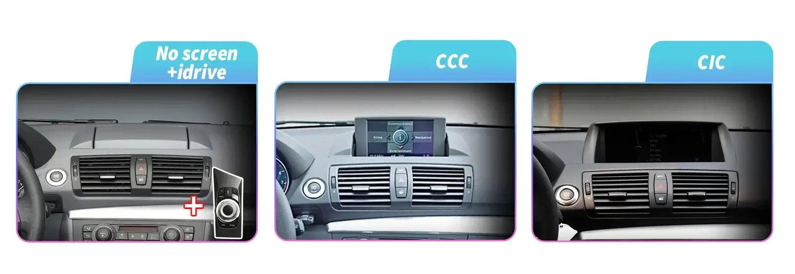 BMW 1-serija 05-12 - 10,25" radio z Apple CarPlay in Android Auto – Carmediaeurope.com