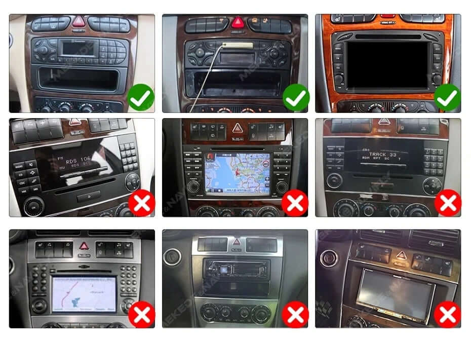 Mercedes-Benz W210 itd. 1998-2008 - 7" radio z Apple CarPlay in Android Auto – Carmediaeurope.com