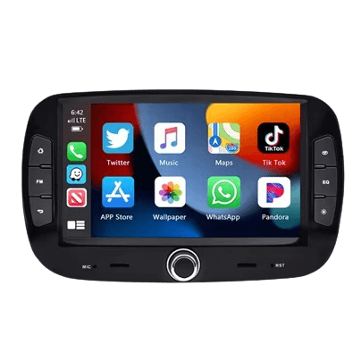 Fiat 500 16-19 - 7" radio z Apple CarPlay in Android Auto – Carmediaeurope.com