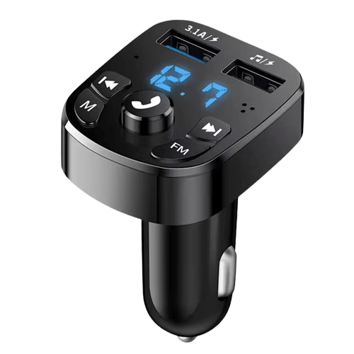 12V polnilnik za cigaretni vžigalnik z vgrajenim Bluetooth oddajnikom – Carmediaeurope.com
