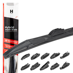Hybrid viskerblad på 500 mm med adaptere