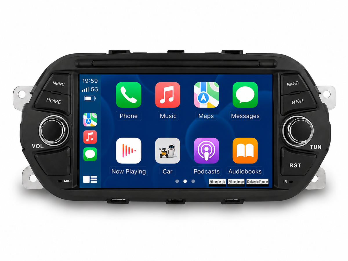 Fiat Tipo 2015-2019 - 7" radio z Apple CarPlay in Android Auto 
