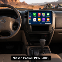 Nissan Patrol 1997-2005 - 9" Radio m. Apple CarPlay og Android Auto