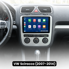 VW Scirocco 2008-2014 - 9" radio z Apple CarPlay in Android Auto 