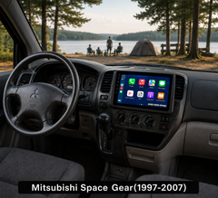 Mitsubishi Space Gear 1997-2007 - 9" radio z Apple CarPlay in Android Auto 