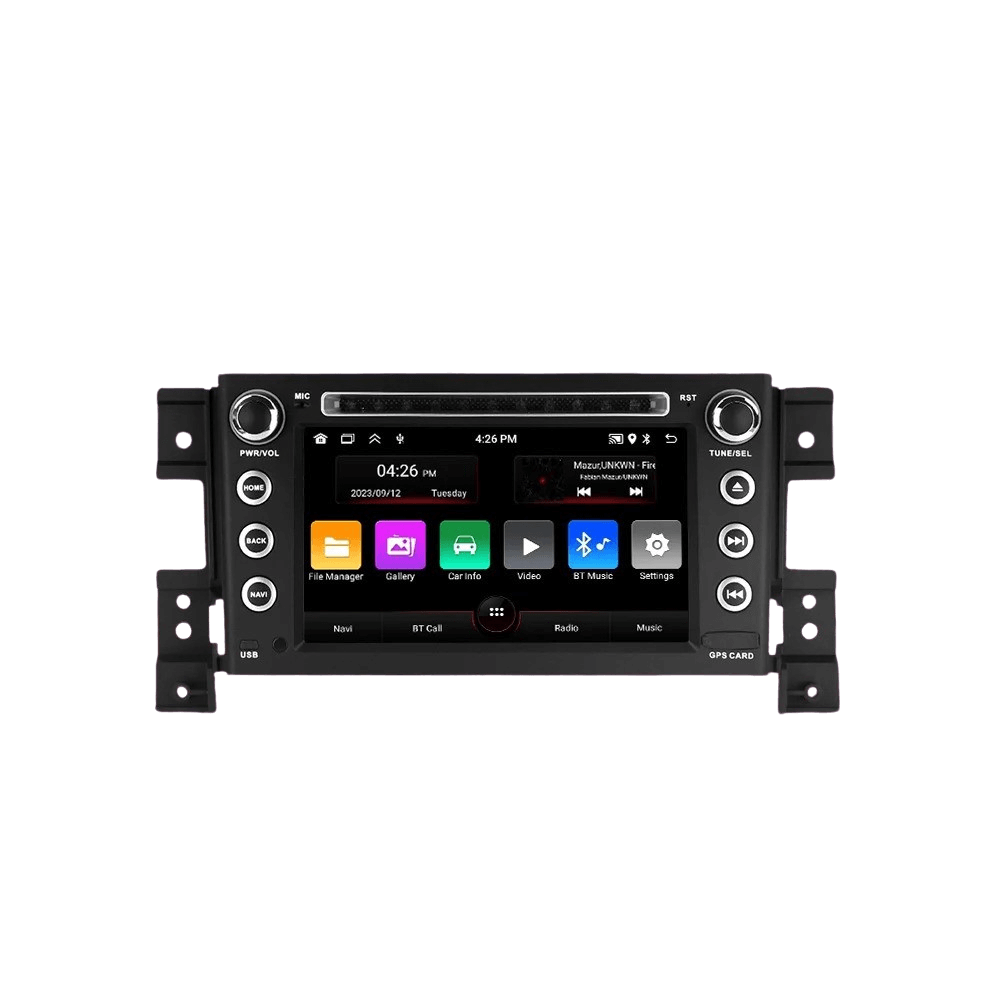 Suzuki Grand Vitara 05-15 - 7" radio z Apple CarPlay in Android Auto z zaslonom na dotik in fizičnimi gumbi