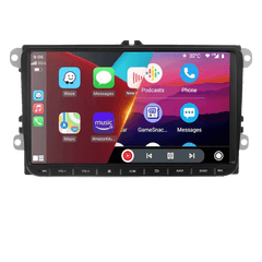 VW (več modelov) 06-15 - 9" radio z Apple CarPlay in Android Auto – Carmediaeurope.com