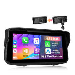 6,86-palčni zaslon za motor s CarPlay, Android Auto, AirPlay in TPMS 