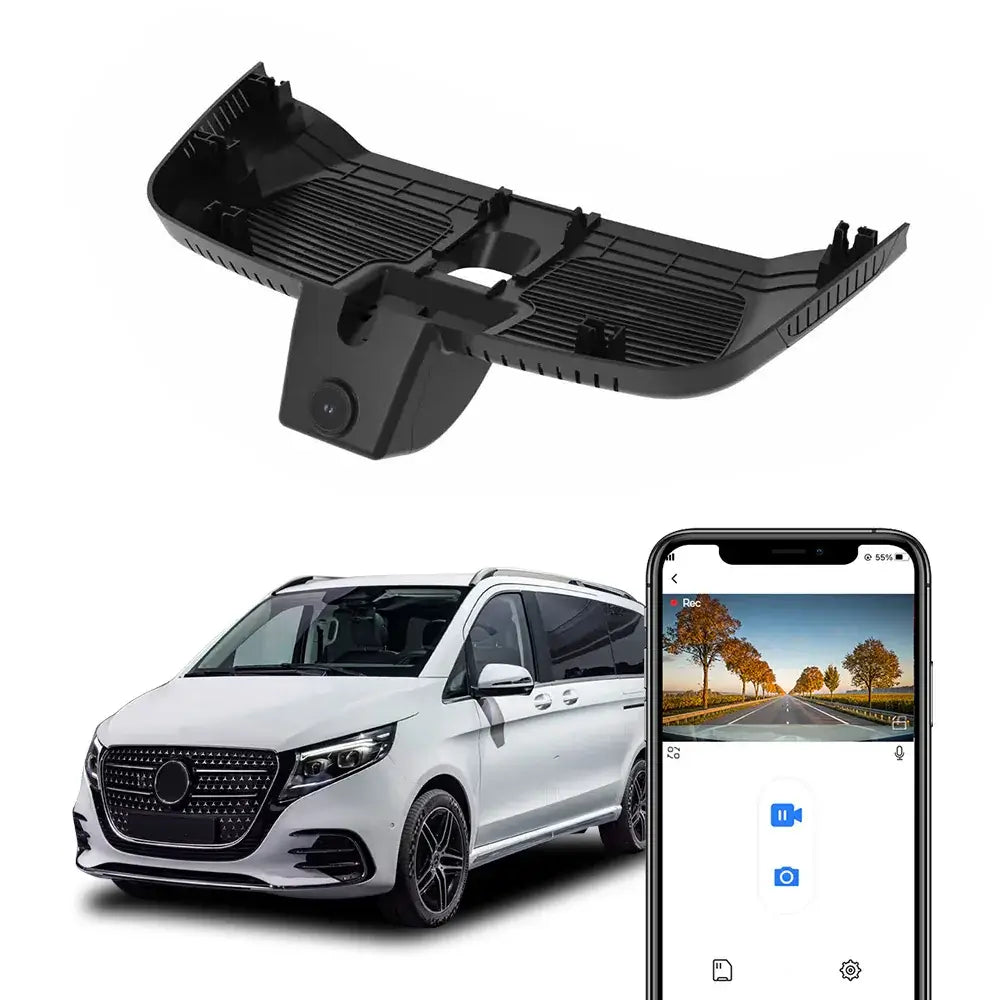 4K skrita armaturna kamera za Mercedes-Benz V-Klasse (Facelift), EQV, Vito in eVito (2024–2025) 