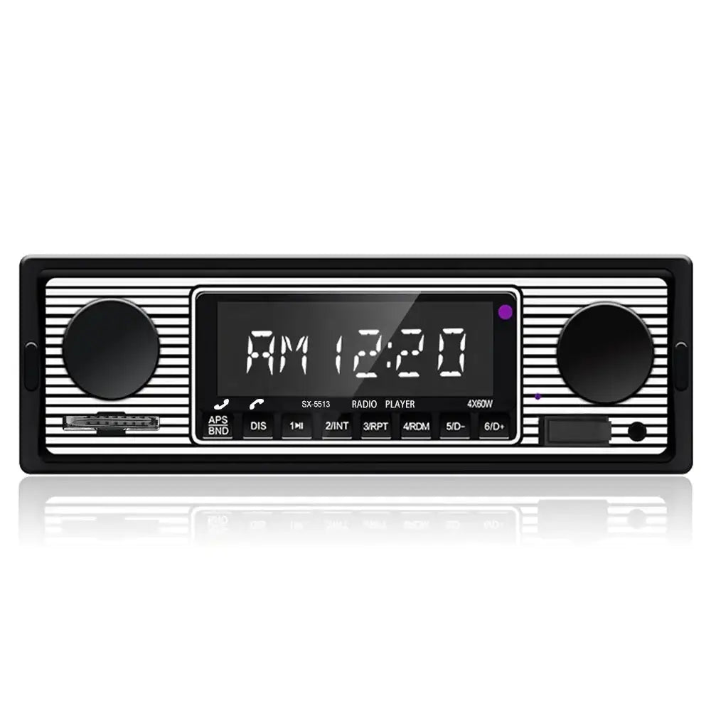 1 DIN avtoradio z Bluetooth, USB in retro dizajnom – MP3 predvajalnik 