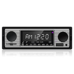 1 DIN avtoradio z Bluetooth, USB in retro dizajnom – MP3 predvajalnik 