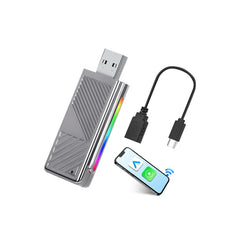 Brezžični adapter CarPlay & Android Auto – USB dongle za OEM žični CarPlay 