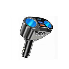 Bluetooth 5.0 FM oddajnik za avto – prostoročni klici in USB polnilec z LED zaslonom 