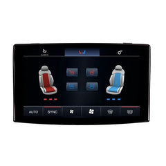 Audi A8 D3 (2005–2010) – digitalt klimapanel med LCD display
