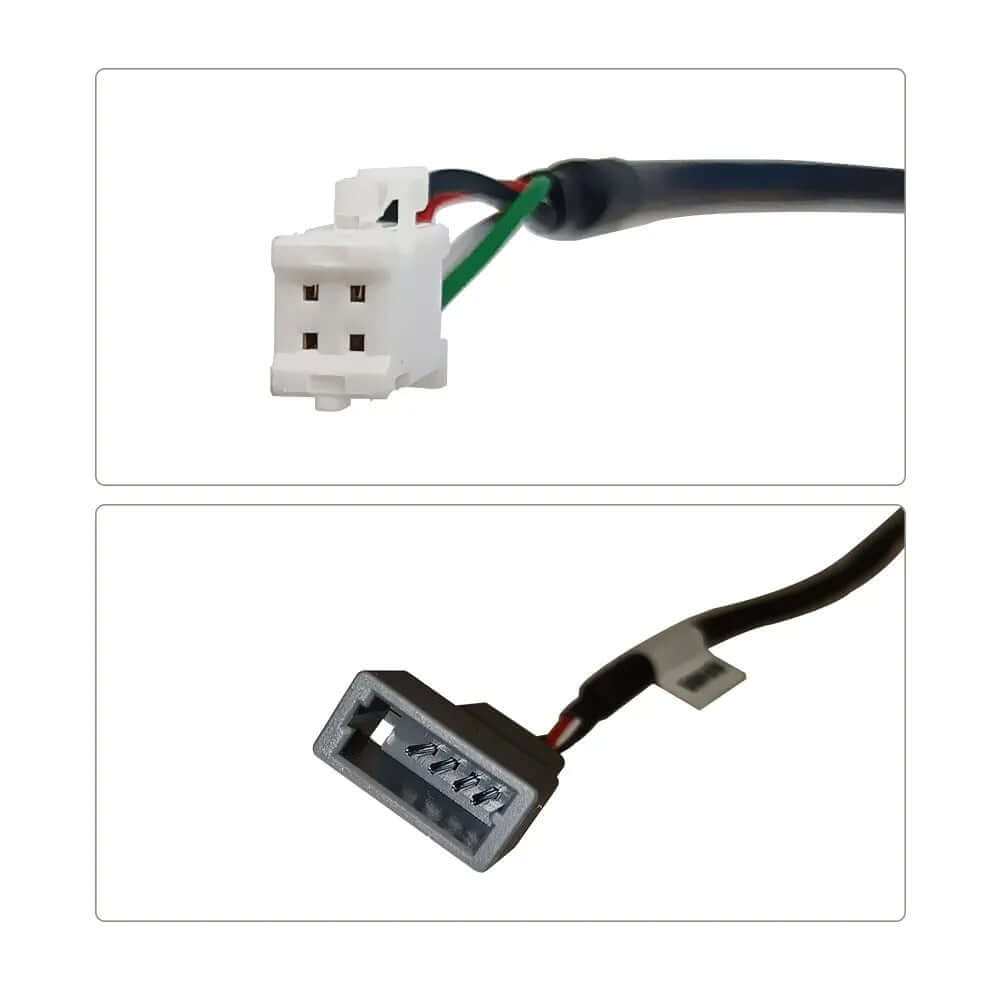 USB adapterski kabel – 4-pinski priključek za Kia in Hyundai, povezava s 4-pinskim priključkom na avtoradio v vozilu.
